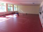 Verlegung von Linoleum "Armstrong Marmorette"